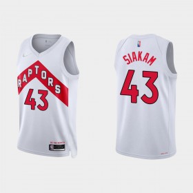 Camisetas Hombre Toronto Raptors Pascal Siakam 43 Nike 2021-22 Association Edition 75th Anniversary Diamond Swingman